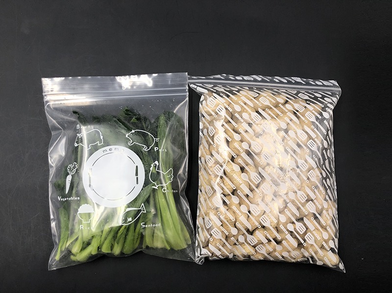 double zipper bag